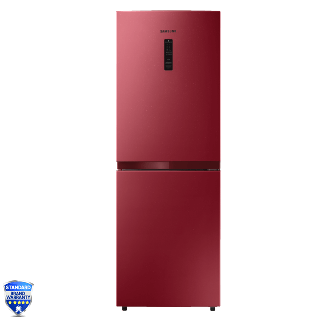 Samsung Bottom Mount Refrigerator | RB21KMFH5RH/D3 | 218 L-Red